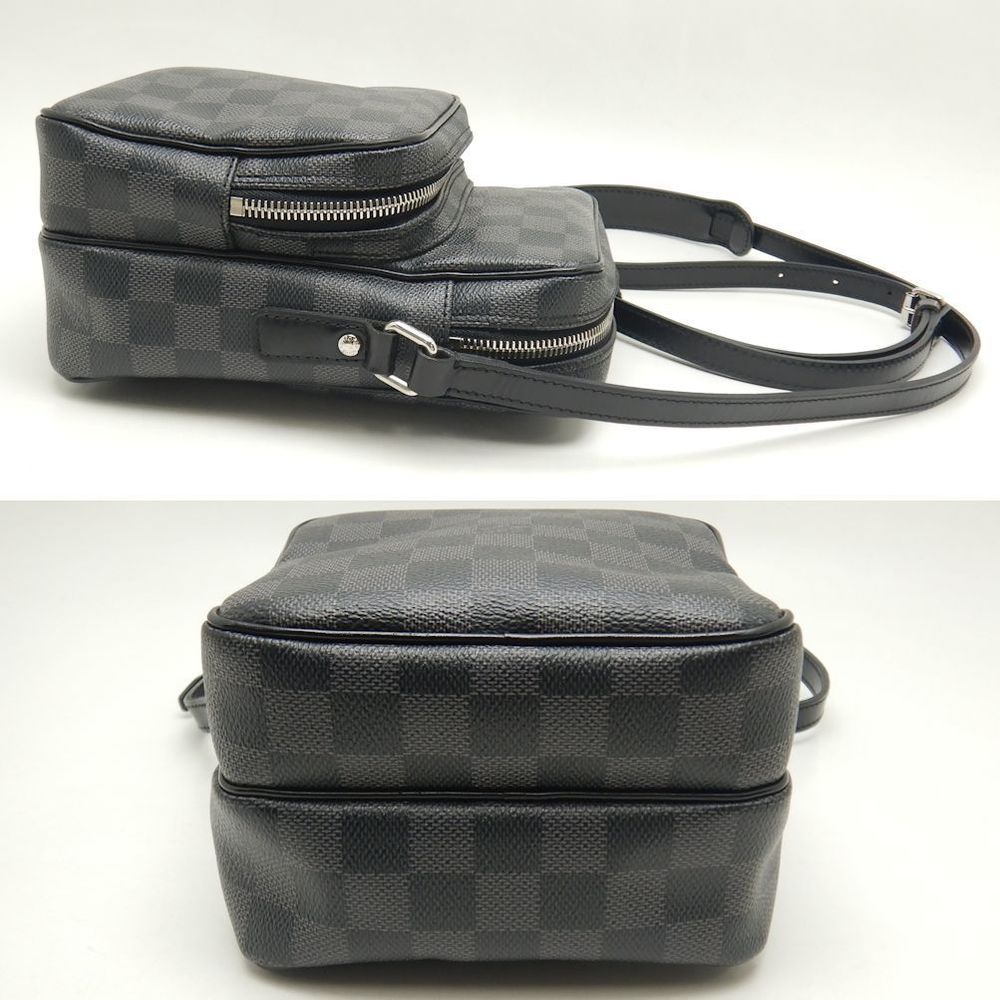 Louis Vuitton Damier Graphite Rem Shoulder Bag Black - Picture 4 of 8
